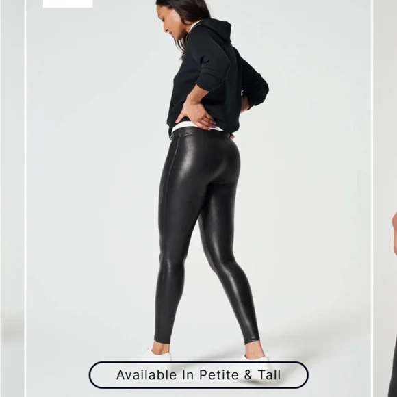 Spanx faux leather leggings - Picture 2 of 4